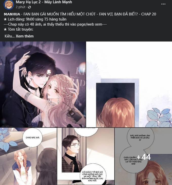 Trọng Sinh Trở Thành Fan” Vợ ” Của Thần Tượng 20.1 trang 0