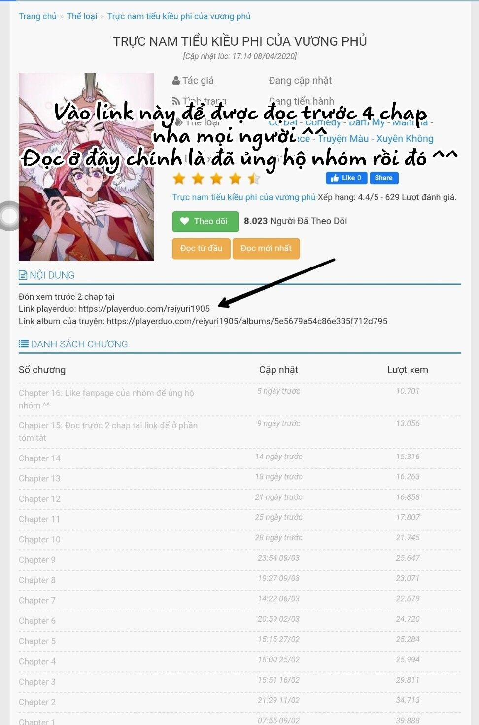 Trực Nam Tiểu Kiều Phi Của Vương Phủ 17 trang 55