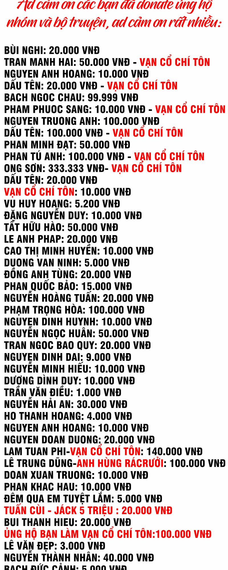Trùng Sinh Trở Thành Ác Nhân 56 trang 1