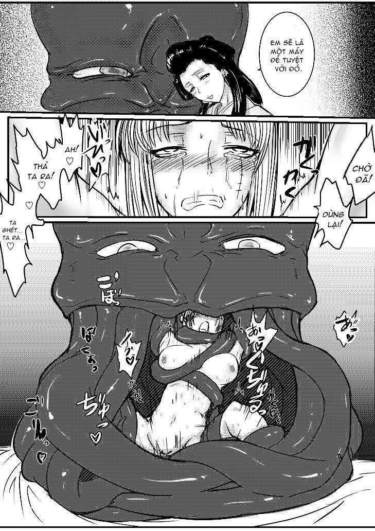 Tsukuyo to Ayame ga Tako-gata Tennin ni Naburareru! (Gintama) 1 trang 11