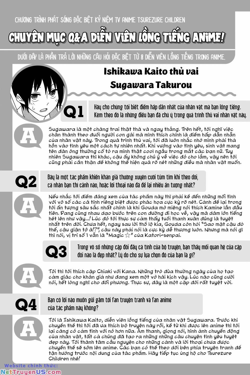 Tsurezure Children Manga 168 trang 8