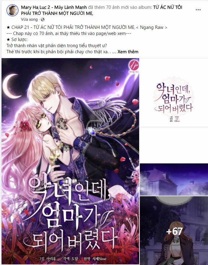 Từ Ác Nữ, Tôi Trở Thành Một Người Mẹ 21.1 trang 0