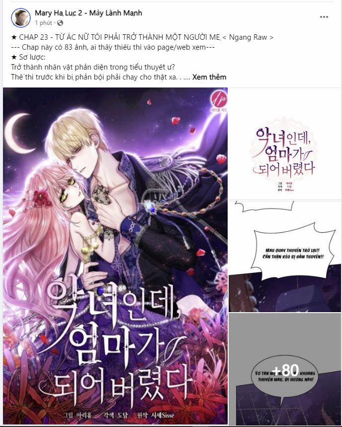 Từ Ác Nữ, Tôi Trở Thành Một Người Mẹ 23.5 trang 18