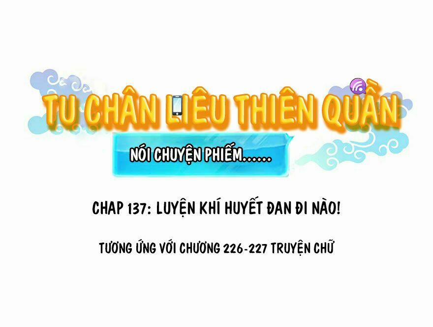Tu Chân Nói Chuyện Phiếm Quần 137 trang 1