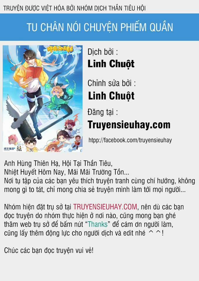 Tu Chân Nói Chuyện Phiếm Quần 70 trang 0