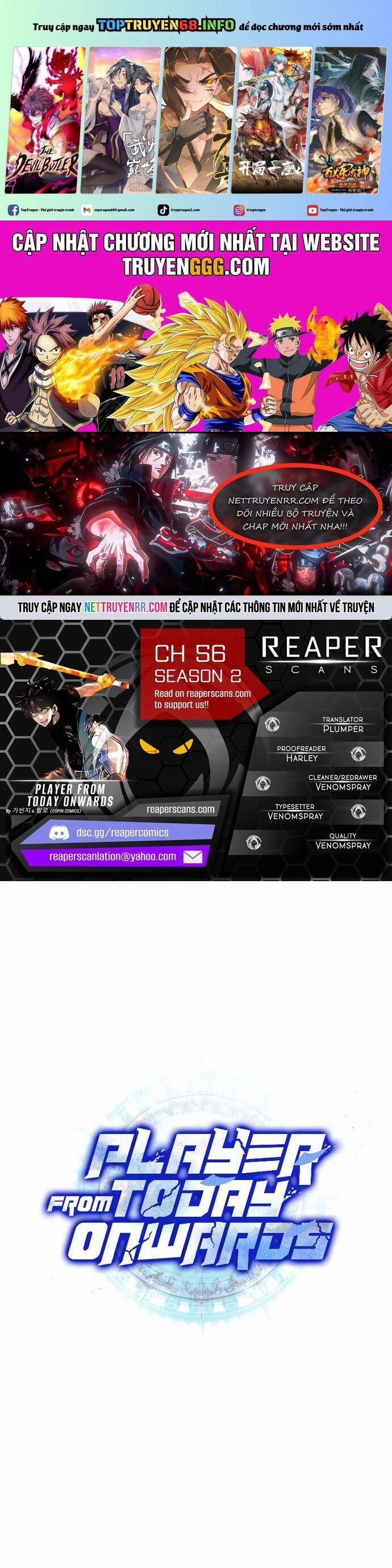 Từ Hôm Nay, Tôi Là Một Người Chơi 56 trang 0