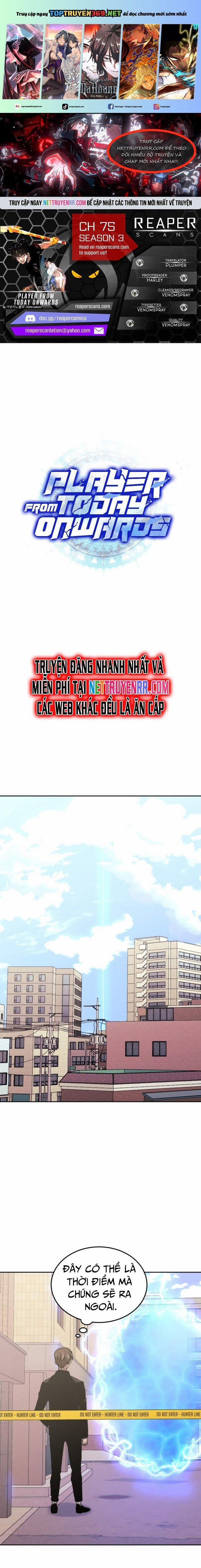 Từ Hôm Nay, Tôi Là Một Người Chơi 75 trang 0