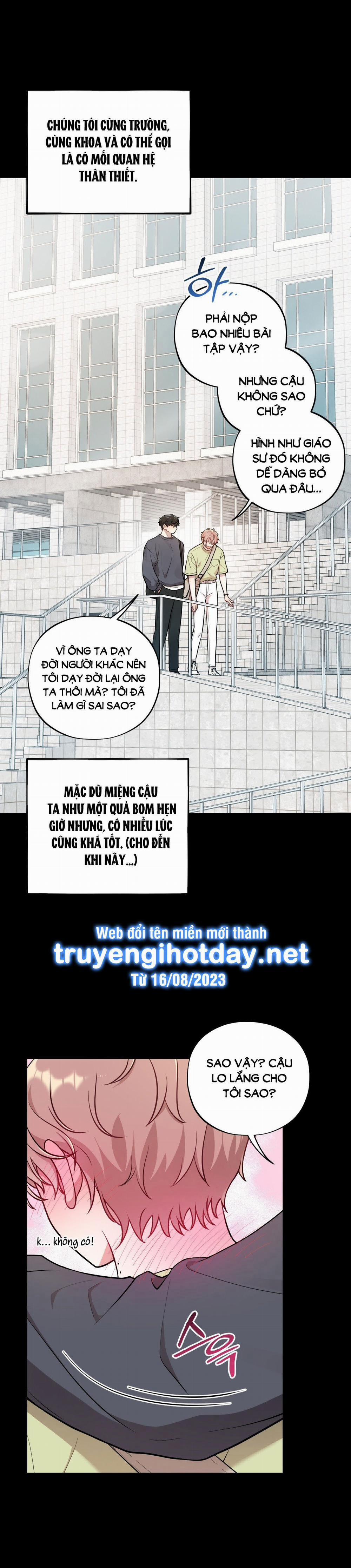 [Tuyển Tập Truyện Ngắn Giả Lập Hẹn Hò] Giờ Cậu Đi Xuống Hộ Tôi Không Được Sao 1.1 trang 8