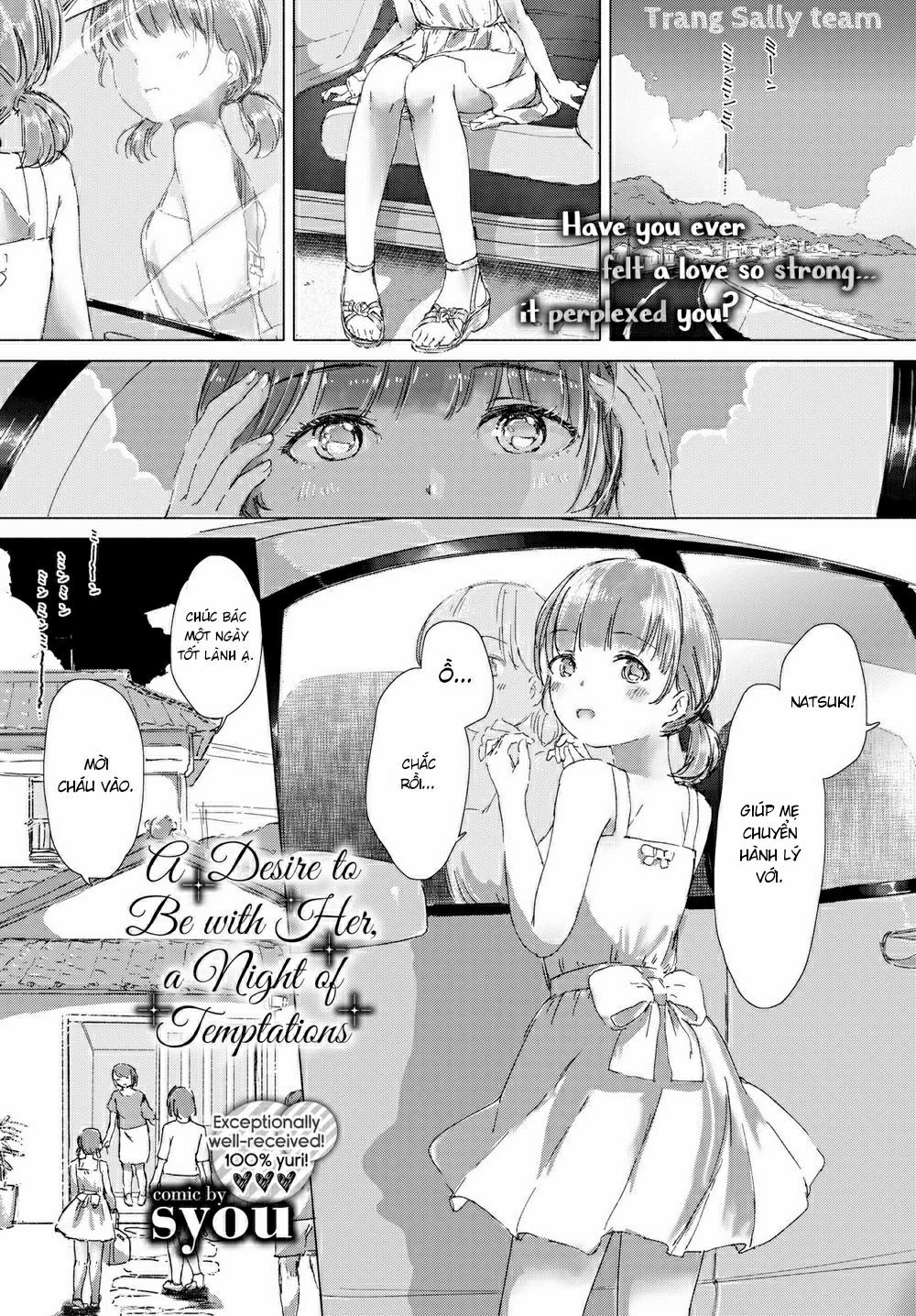 Tuyển tập Yuri Oneshot 117:A Desires to be with Her, 0 Night of Temptations trang 1