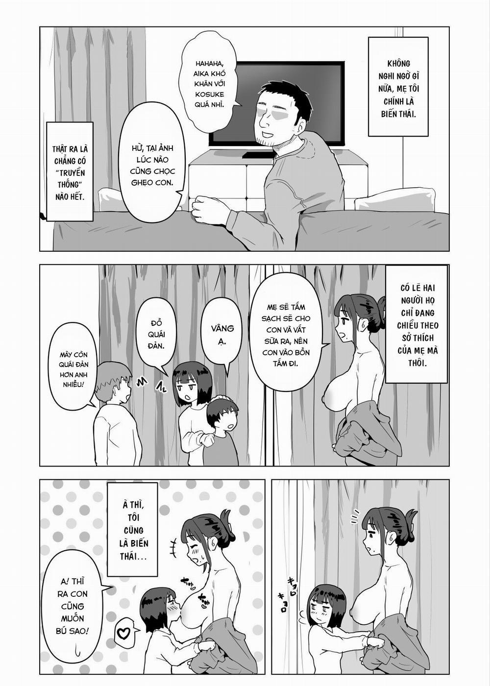 Uchi de wa Kazoku Sex wa Joushiki Rashii 1 trang 14