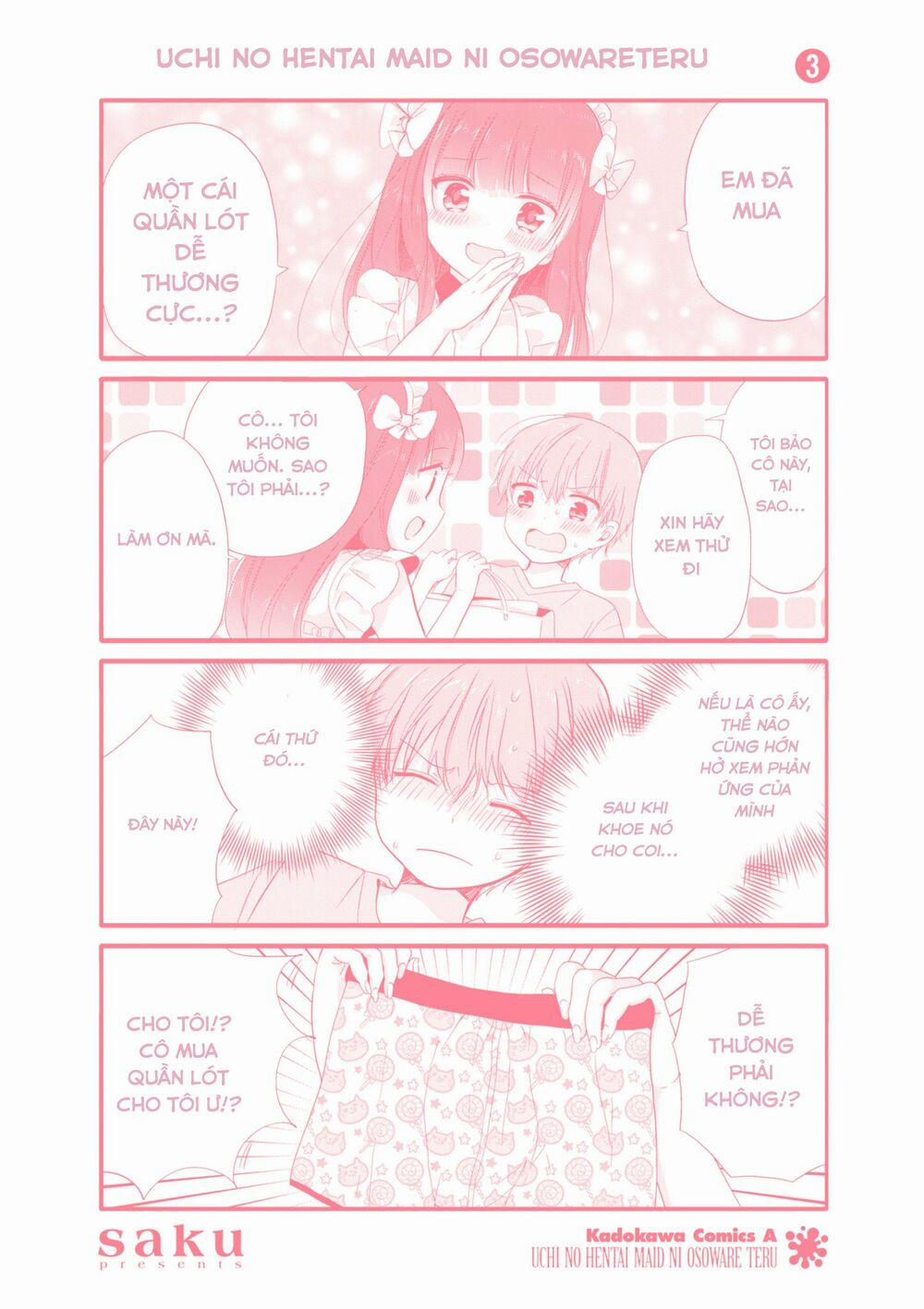 Uchi No Hentai Maid Ni Osowareteru 46.6 trang 3