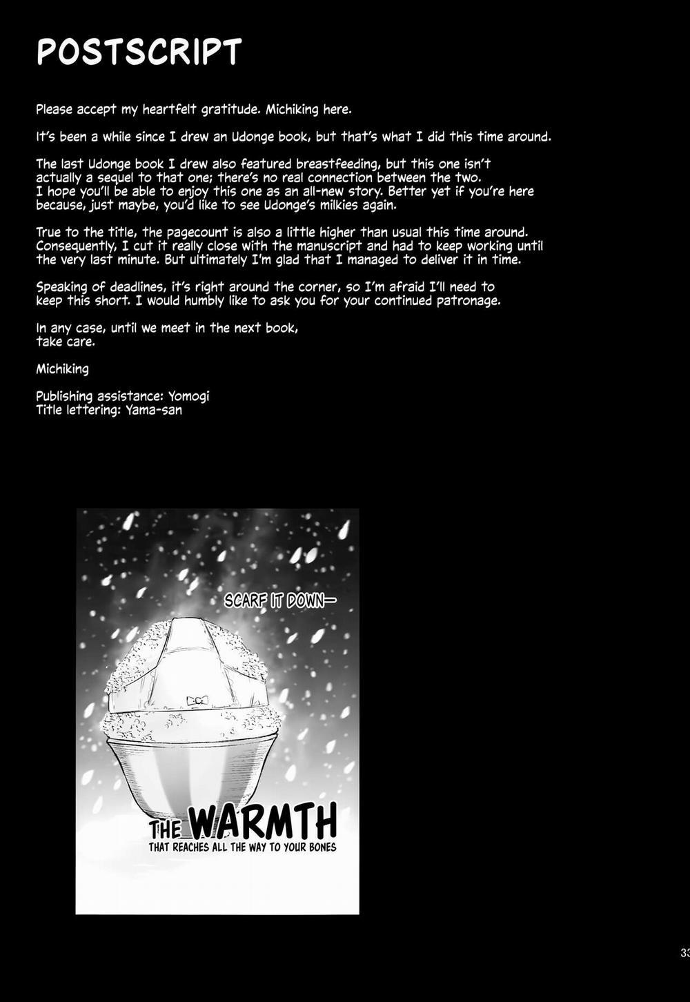 Udonge no Miruku Obadosu - Udonge’s Milky Overdose Oneshot trang 33