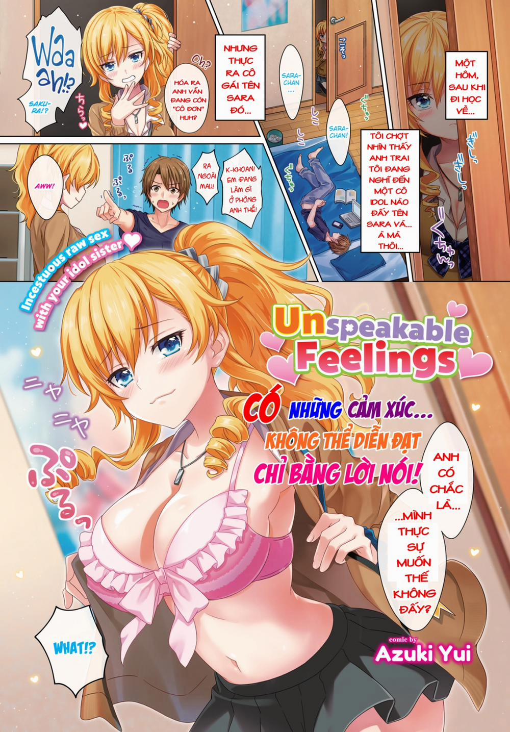 Unspeakable Feelings Oneshot trang 0