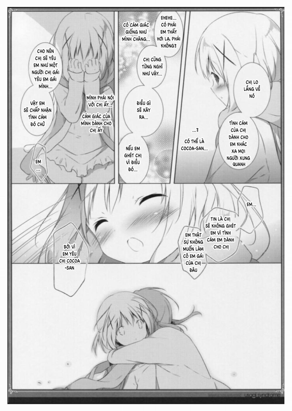 Usagi Syndrome 2 (Gochuumon Wa Usagi Desu Ka) Oneshot trang 12