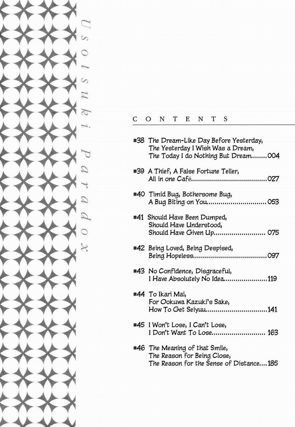 Usotsuki Paradox 38 trang 3