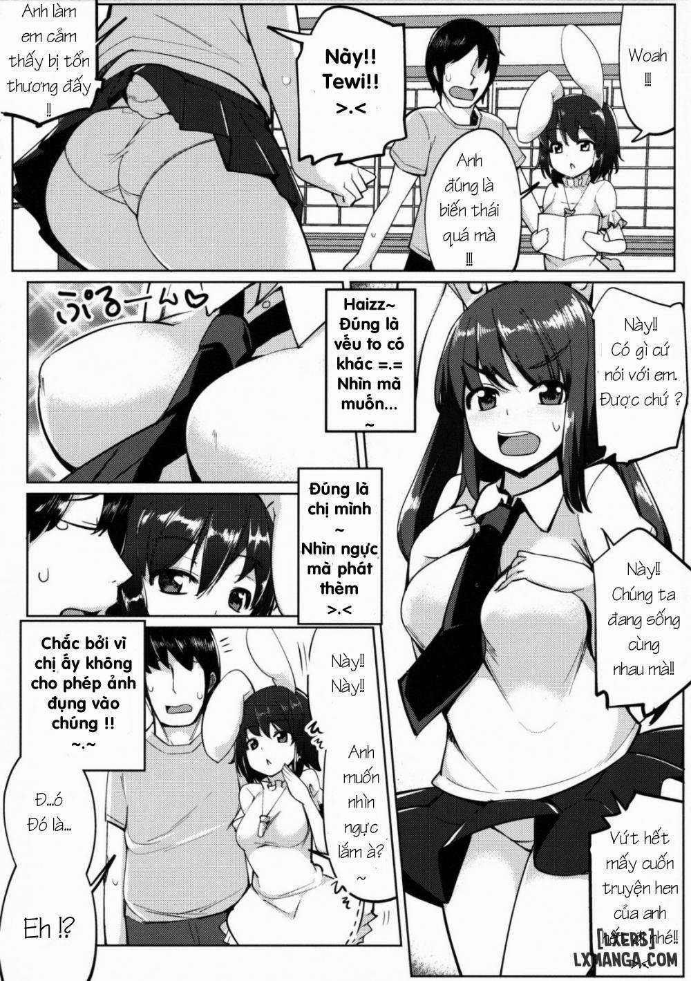 Uwaki Shite Tewi-chan to Sex Shita (3-kaime) Oneshot trang 3