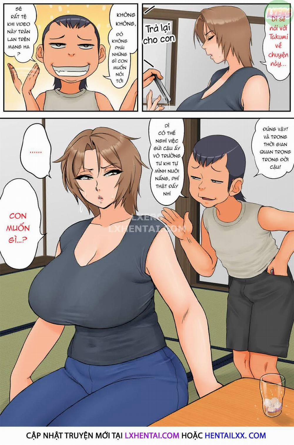 Uy hiếp mẹ bạn với clip bạn ăn trộm Oneshot trang 11