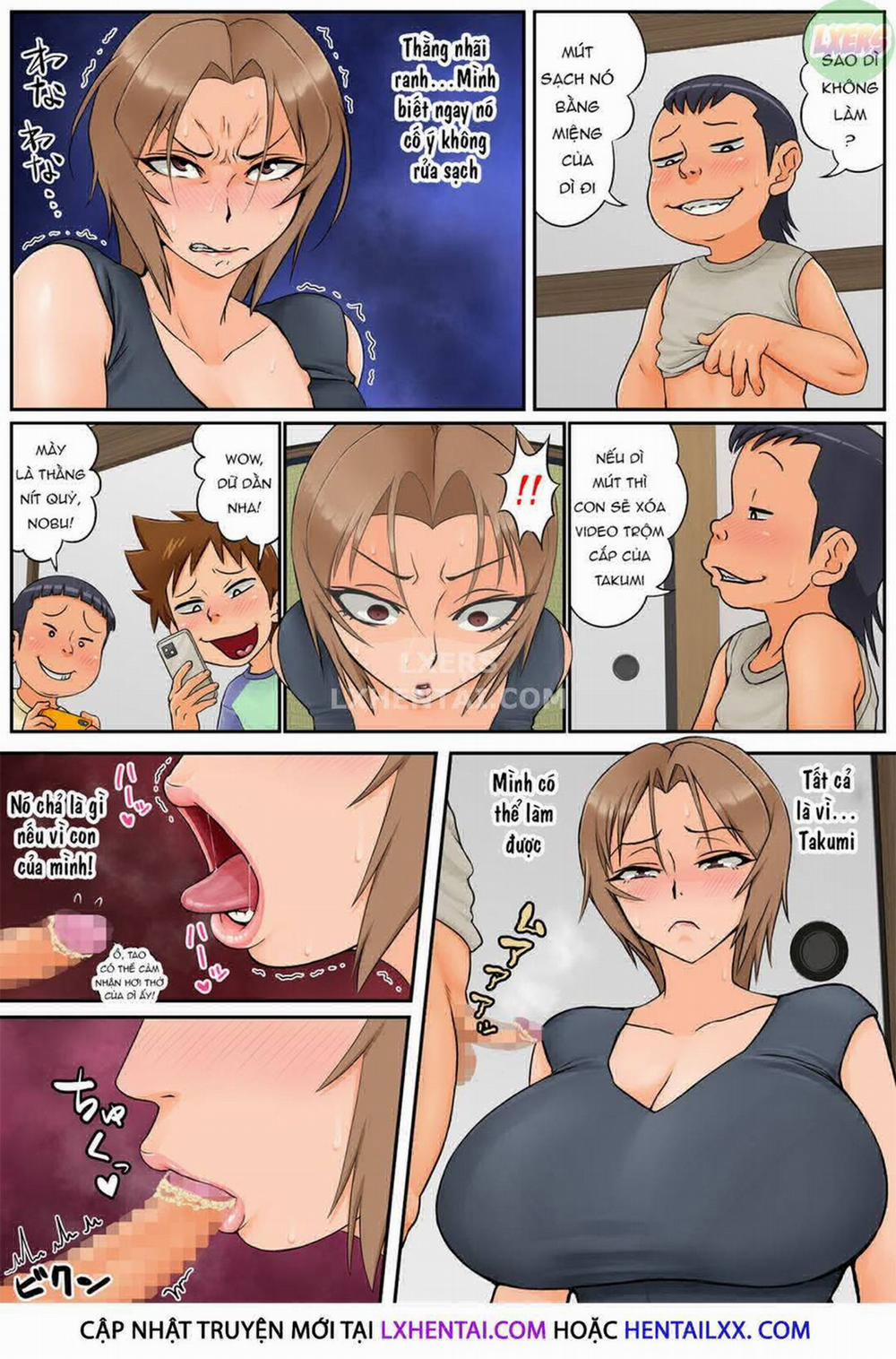 Uy hiếp mẹ bạn với clip bạn ăn trộm Oneshot trang 22