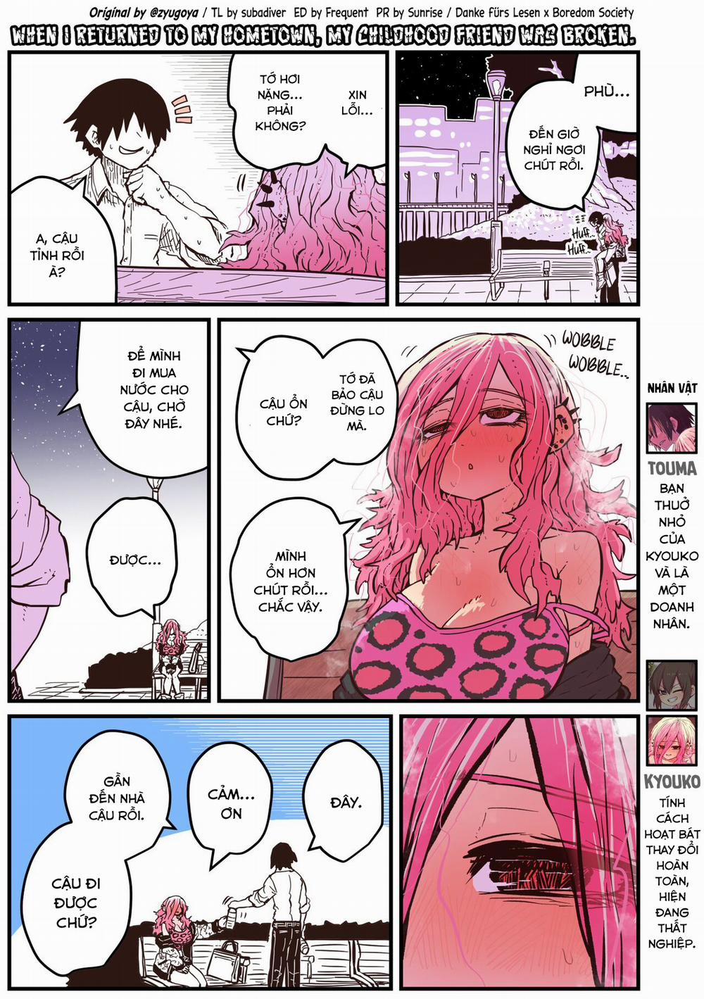 Về quê nhà, bạn thời thơ ấu của tôi quá khác lạ... 3 trang 1