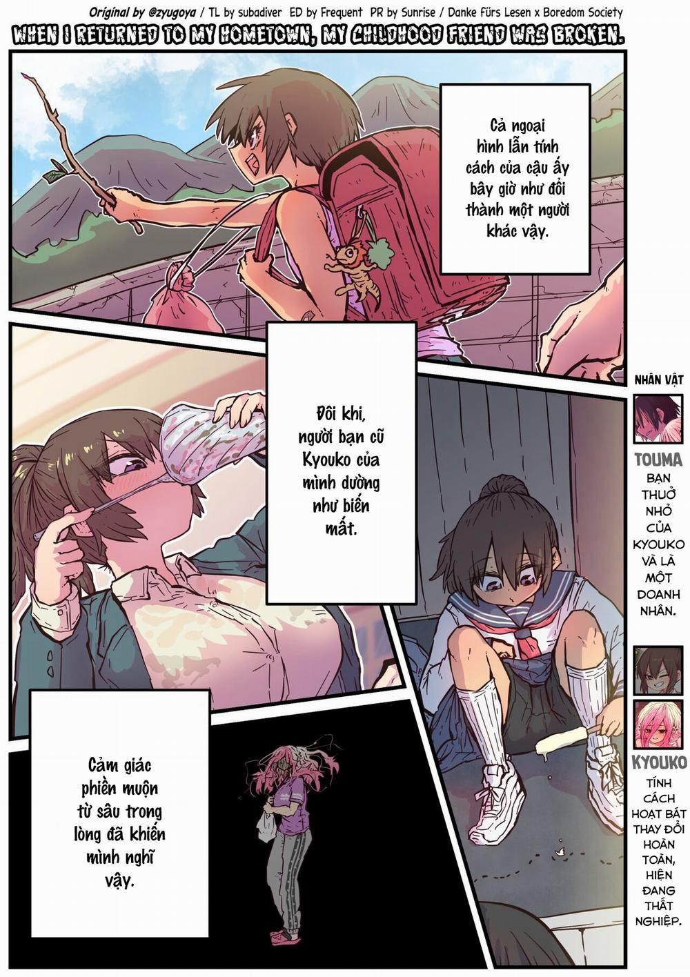 Về quê nhà, bạn thời thơ ấu của tôi quá khác lạ... 3 trang 11