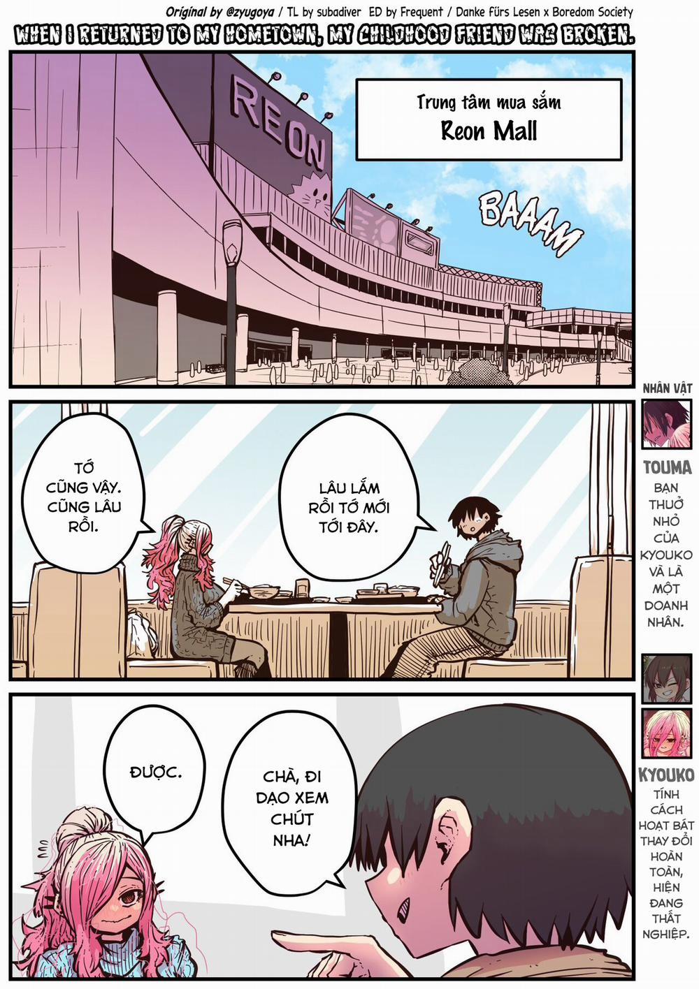 Về quê nhà, bạn thời thơ ấu của tôi quá khác lạ... 4 trang 1