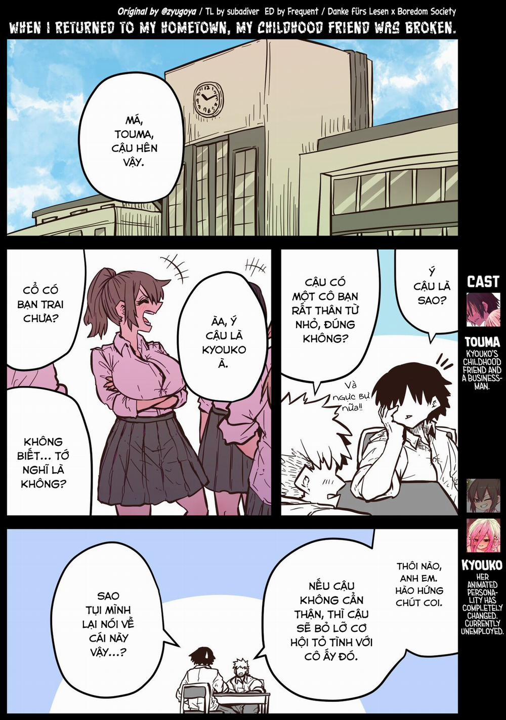 Về quê nhà, bạn thời thơ ấu của tôi quá khác lạ... 4 trang 12