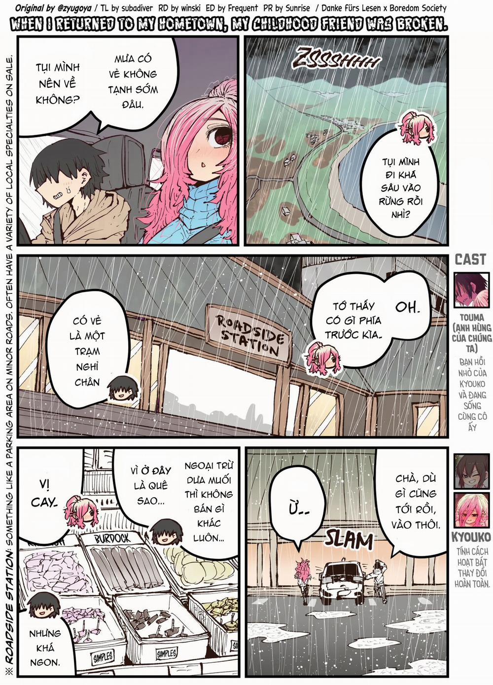 Về quê nhà, bạn thời thơ ấu của tôi quá khác lạ... 9 trang 1