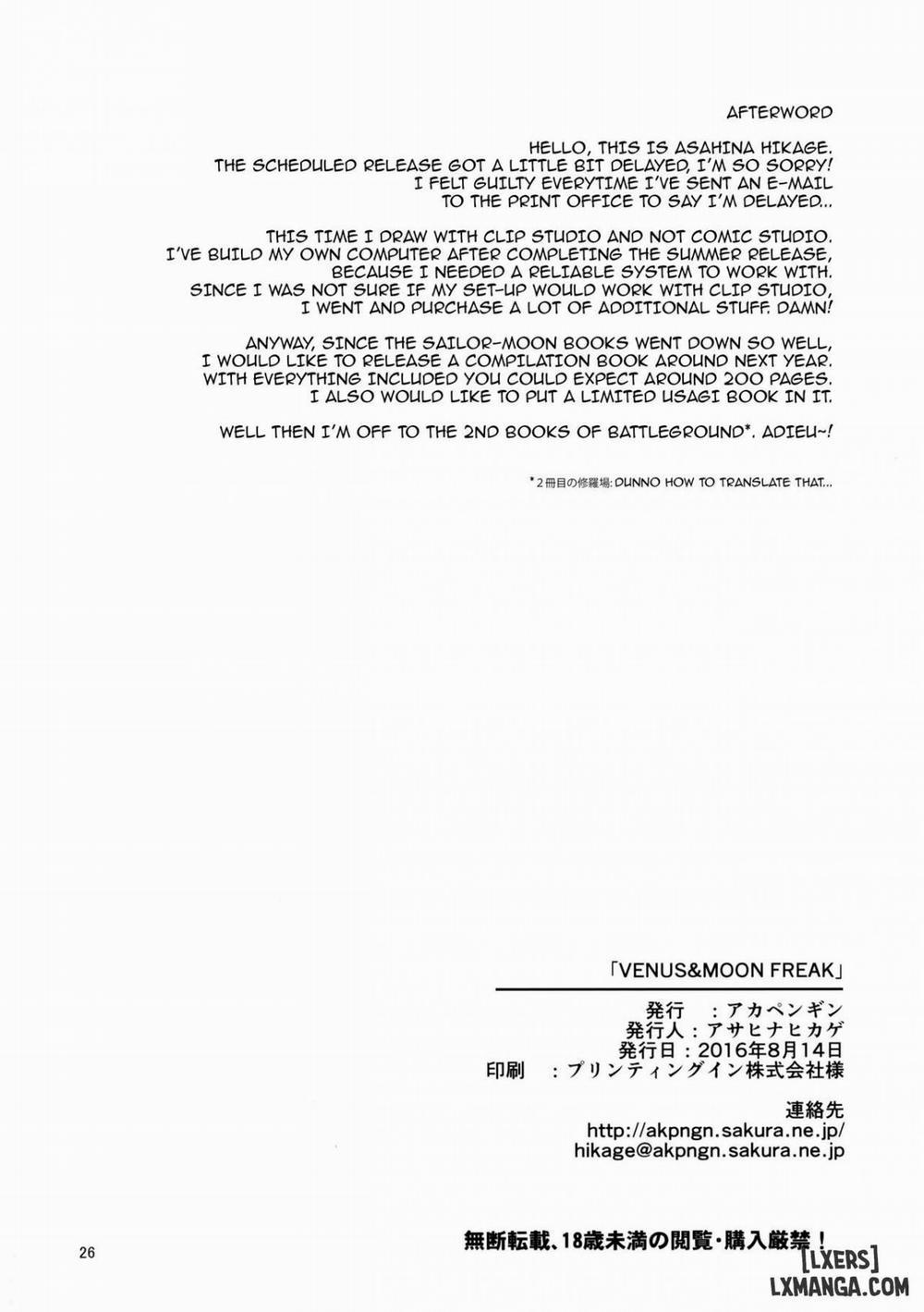 VENUS & MOON FREAK Oneshot trang 24