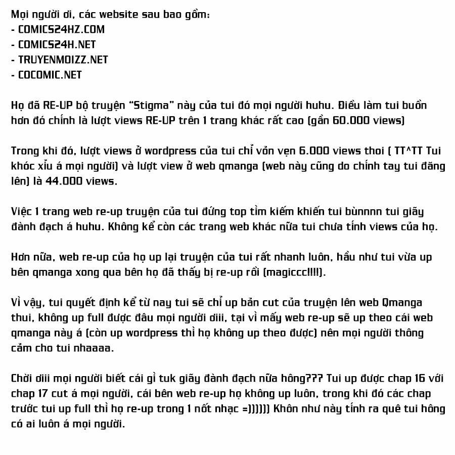 Vết Thương Lòng (Stigma) 18 trang 0