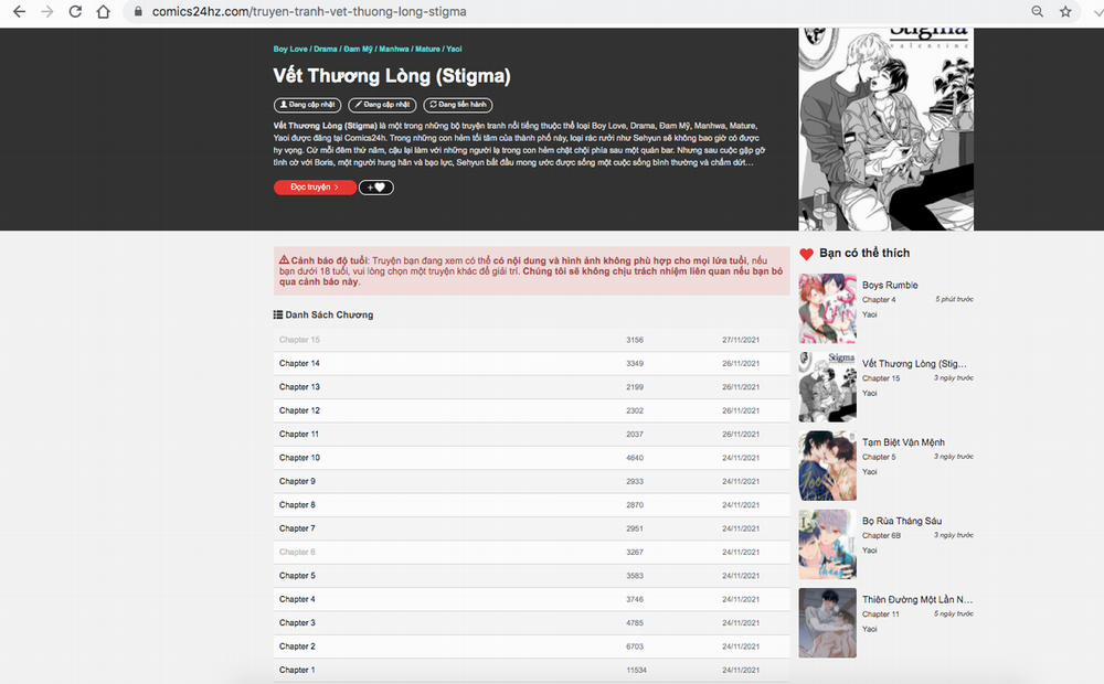 Vết Thương Lòng 18 trang 1