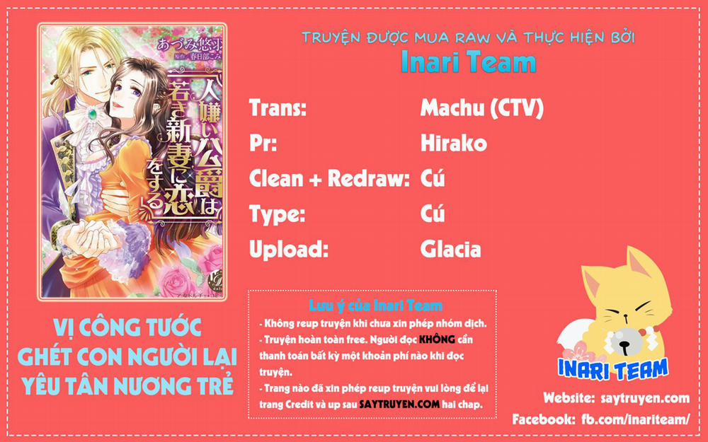 Vị công tước ghét con người lại yêu tân nương trẻ Oneshot - Vị công tước ghét con người lại yêu tân nương trẻ trang 0