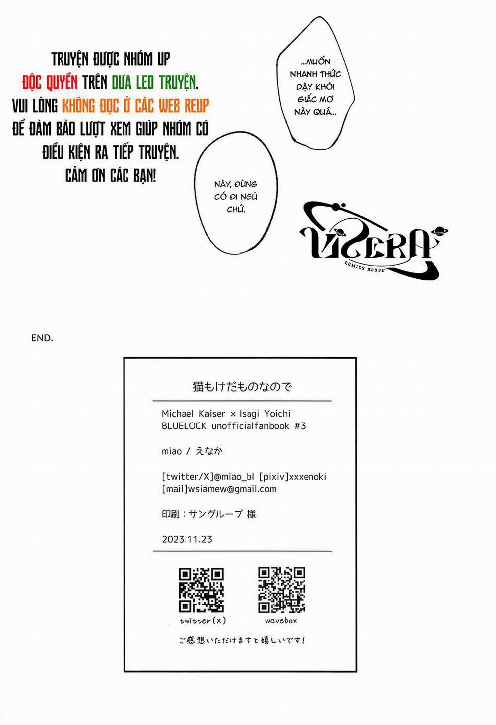 (Vicera) Blue Lock Dj 27 Isagi 0 Kaiser trang 23