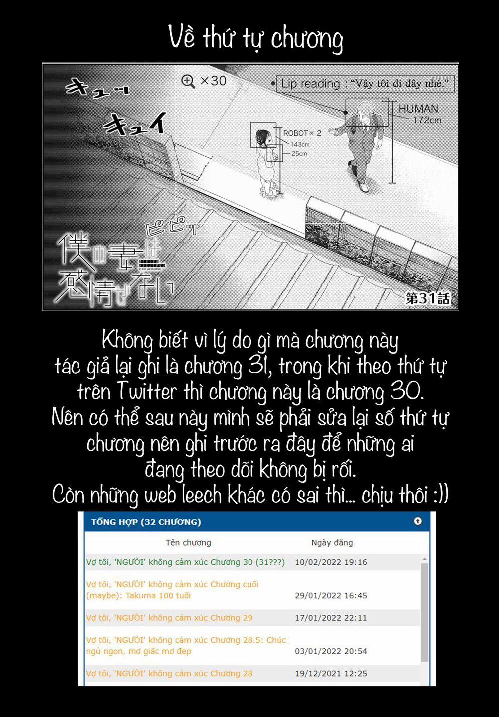 Vợ Tôi, ‘người’ Không Cảm Xúc 0 (31???) trang 26