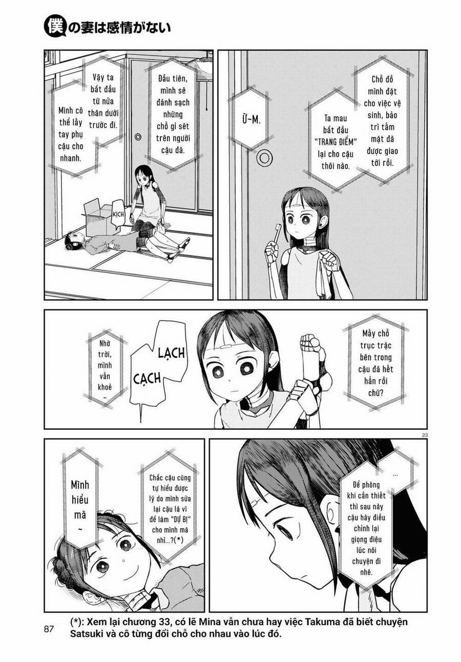 Vợ Tôi, ‘người’ Không Cảm Xúc 38 trang 24