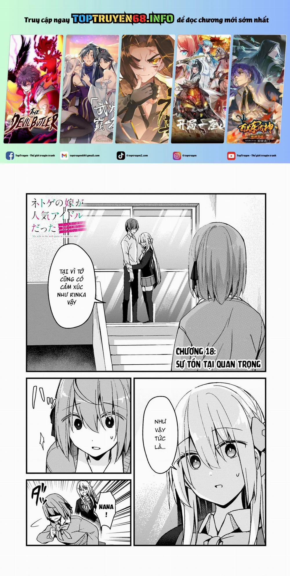 Vợ Trong Game Của Tôi Là Một Idol Nổi Tiếng Ngoài Đời Thực 18 trang 0