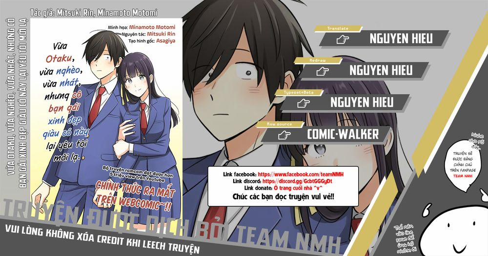 Vừa Otaku, Vừa Nghèo, Vừa Nhát, Nhưng Cô Bạn Gái Xinh Đẹp Giàu Có Này Lại Yêu Tôi Mới Lạ 2 trang 0