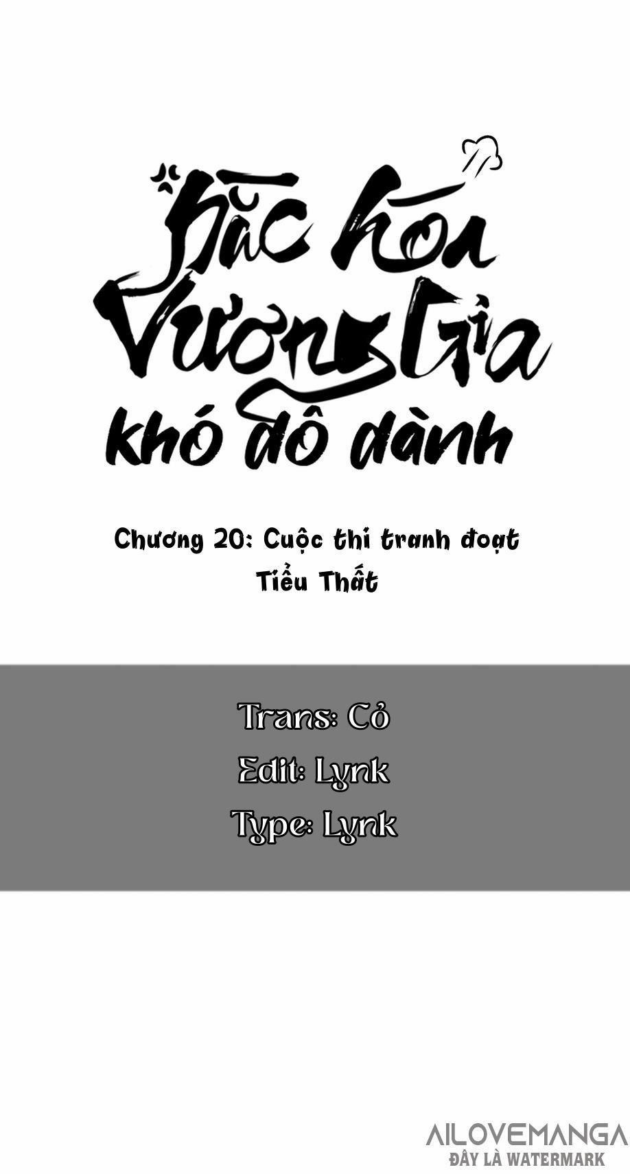 Vương Gia Hắc Hoá Thật Khó Dỗ 20 trang 1