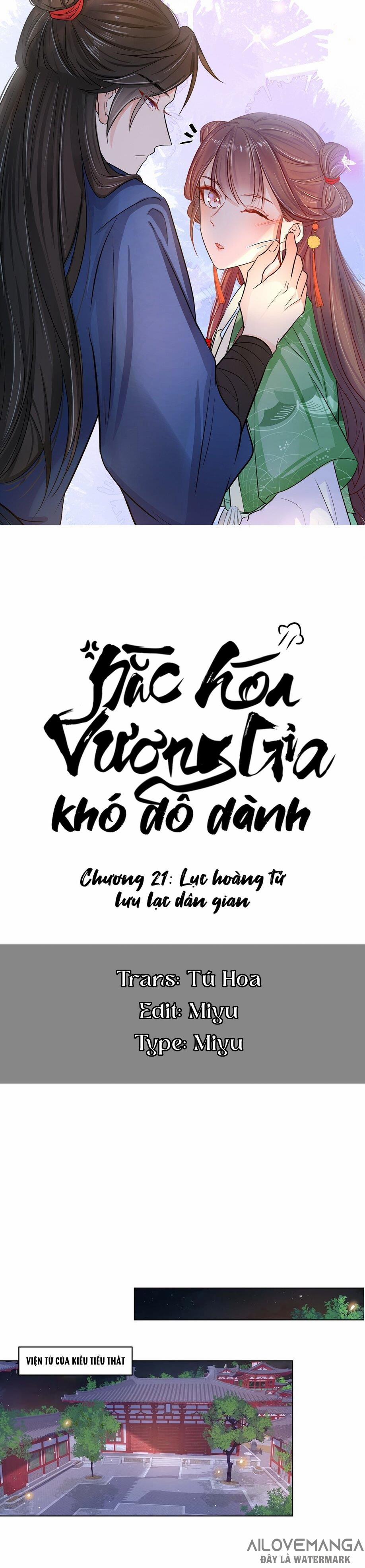 Vương Gia Hắc Hoá Thật Khó Dỗ 21 trang 3