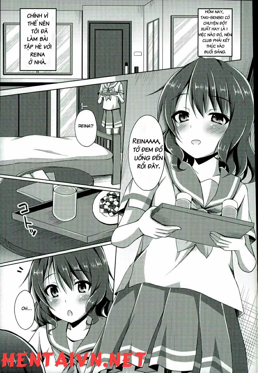 Wait Reina... It's alright leave it to me (Hibike Euphonium) Oneshot trang 1