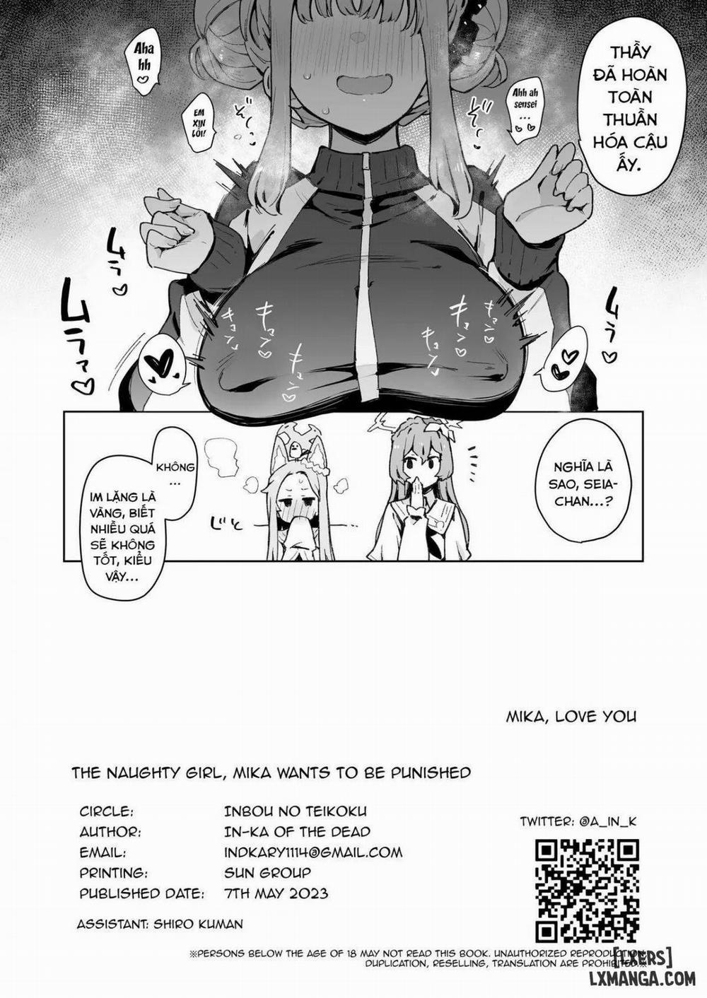 Waruiko Mika wa Oshiokisaretai Oneshot trang 27