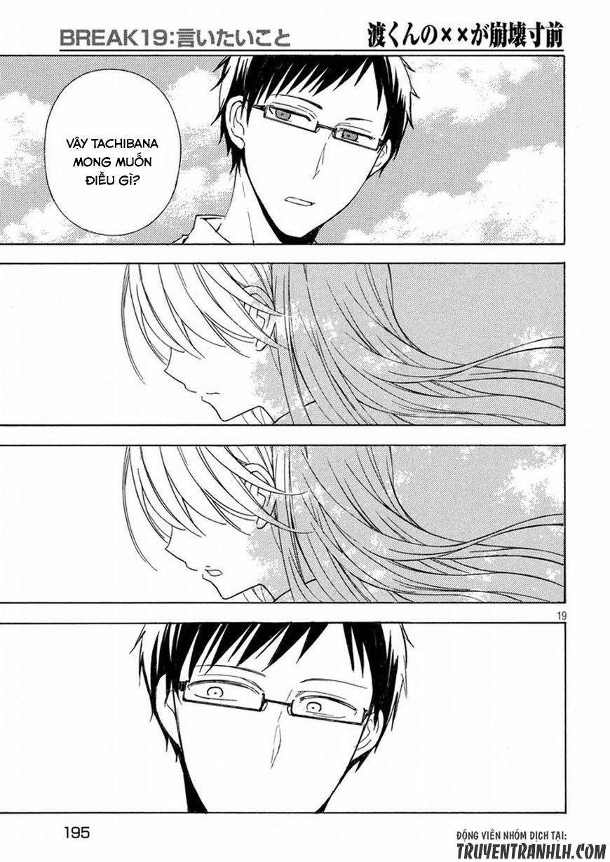 Watari-Kun No Xx Ga Houkai Sunzen 22 trang 18