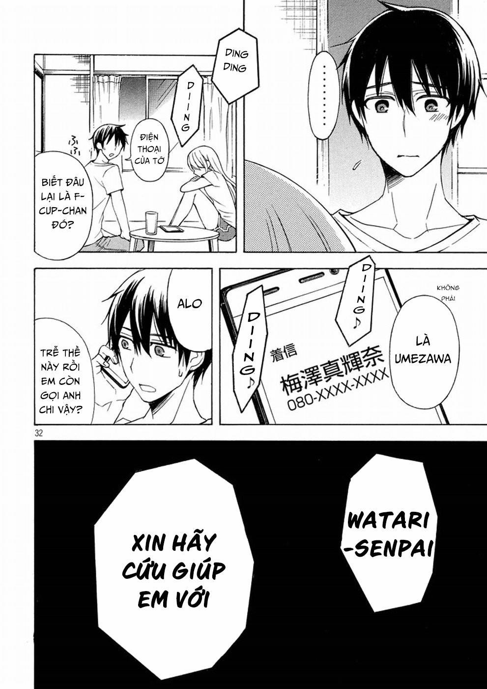 Watari-Kun No Xx Ga Houkai Sunzen 29 trang 32