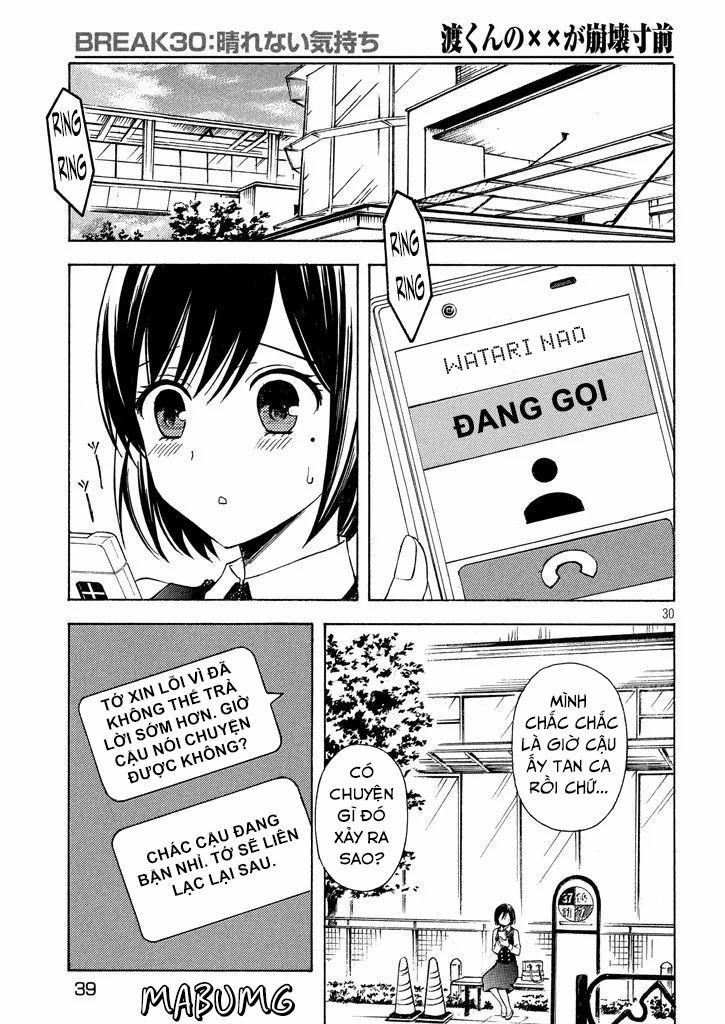 Watari-Kun No Xx Ga Houkai Sunzen 33 trang 32