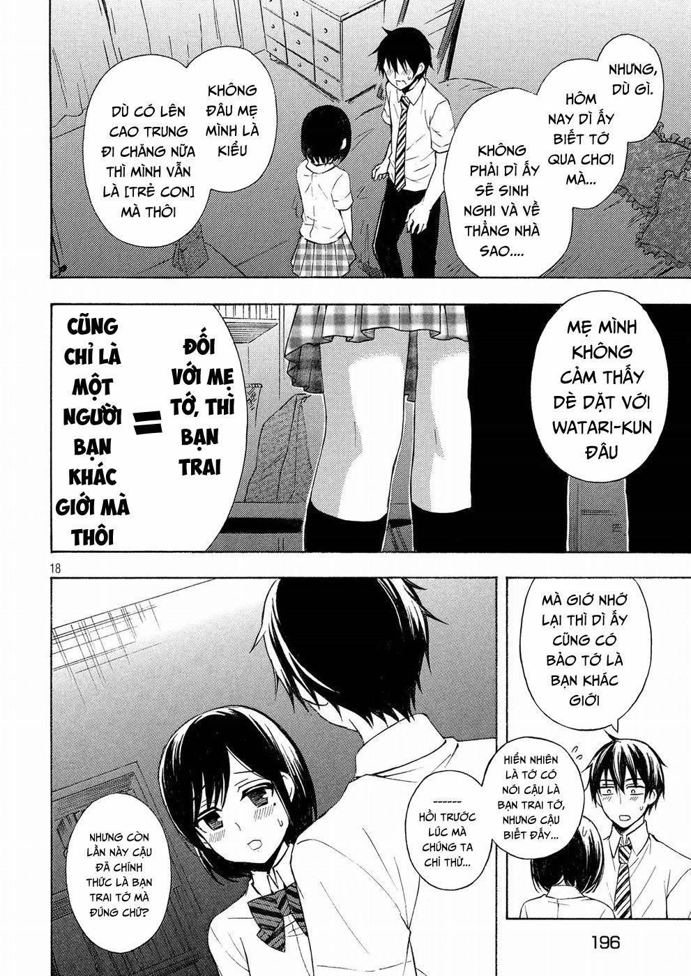 Watari-Kun No Xx Ga Houkai Sunzen 37 trang 17