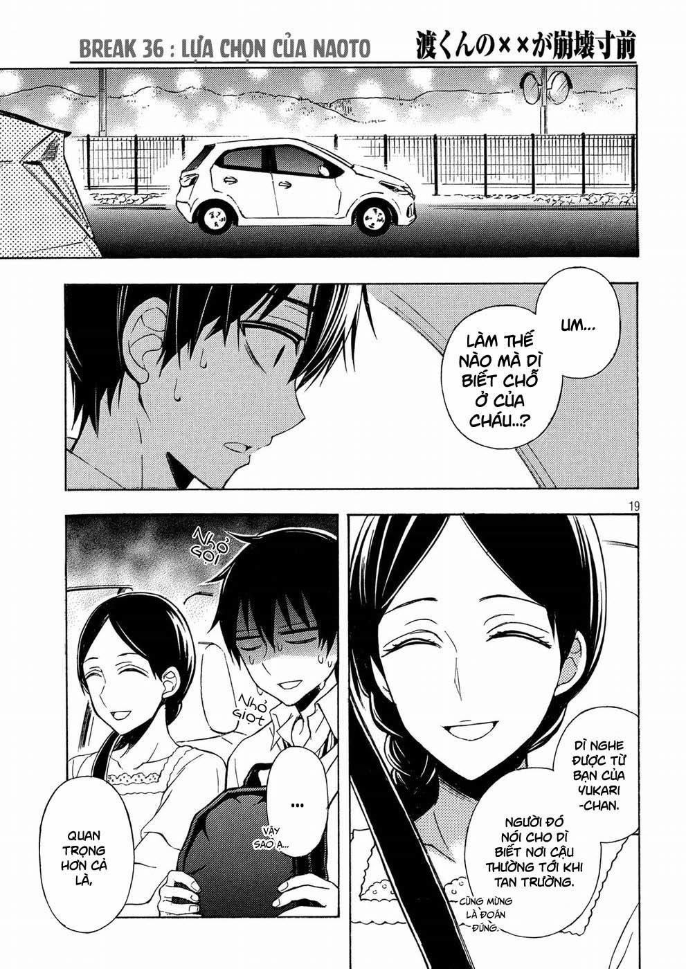 Watari-Kun No Xx Ga Houkai Sunzen 39 trang 19