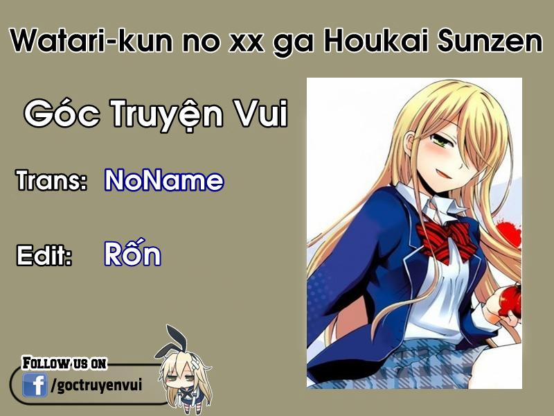 Watari-Kun No Xx Ga Houkai Sunzen 4 trang 1