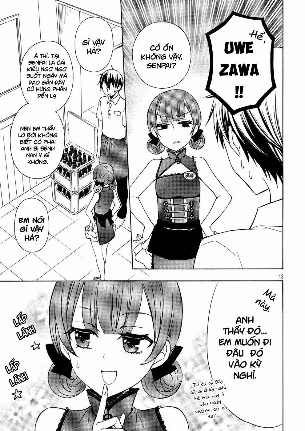 Watari-Kun No Xx Ga Houkai Sunzen 40 trang 13