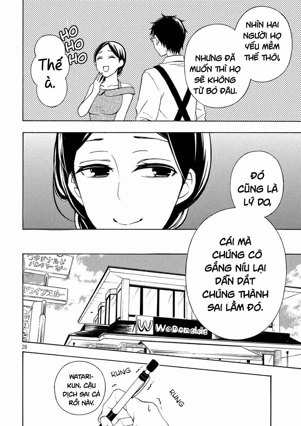 Watari-Kun No Xx Ga Houkai Sunzen 40 trang 28