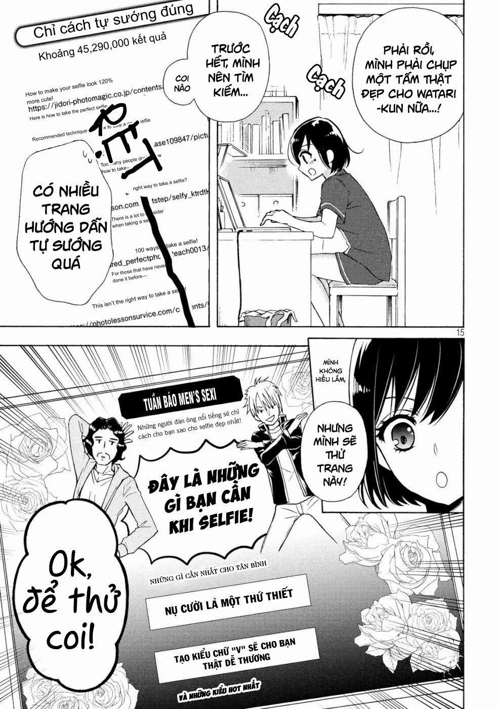 Watari-Kun No Xx Ga Houkai Sunzen 50 trang 15