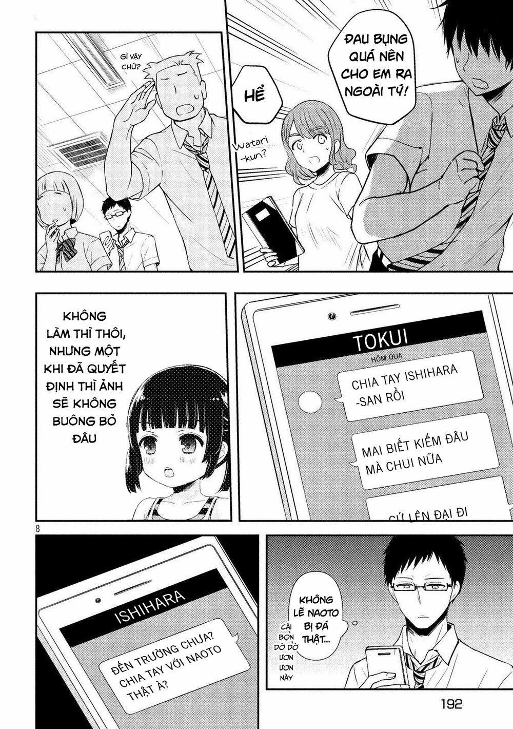 Watari-Kun No Xx Ga Houkai Sunzen 54 trang 9